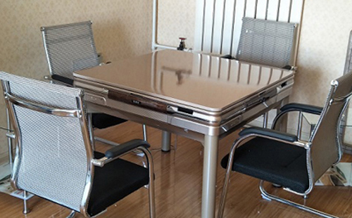 安定全自动安定安定麻将机安装现场